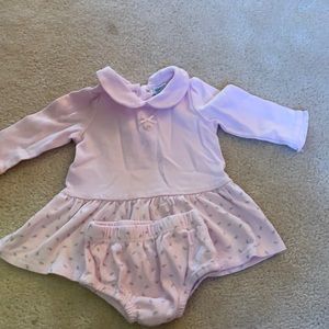 Baby girl Absorba pink dress with bloomer
